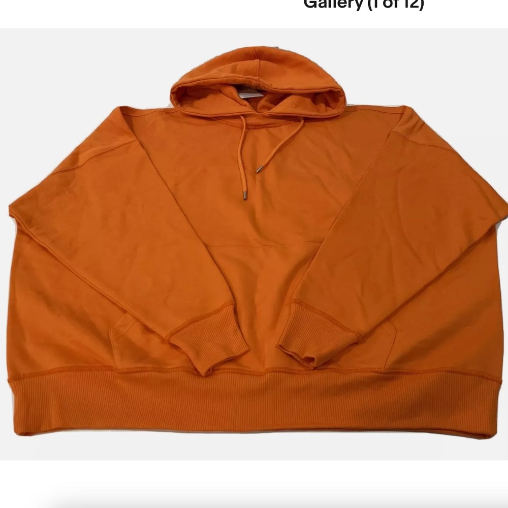 Calvin Klein Womens Oversized Pullover Hoodie Long Sleeve Size Medium